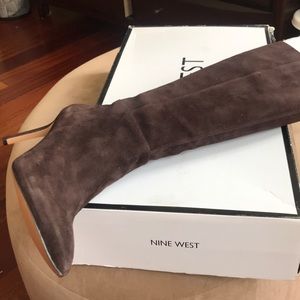 Brown Nine West Boots Size 10